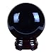 Parma77 50mm Black Divination Sphere Crystal Ball with Wooden Stand Fengshui Ball Decoration