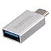 USB C Adapter, Joyshare Hi-Speed USB-C Male to USB 3.0 Female Adapter for USB Type-C Devices- Silver- Pack of 2