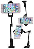 LosKari 360 Degree Adjustable Suction Phone Stand Holder with Suction Cups for Iphone and Andriod Phones (Black) 