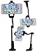 LosKari 360 Degree Adjustable Suction Phone Stand Holder with Suction Cups for Iphone and Andriod Phones (Black) 