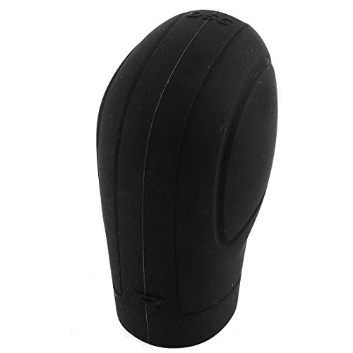 uxcell Black Soft Silicone Nonslip Car Shift Knob Gear Stick Cover Protector