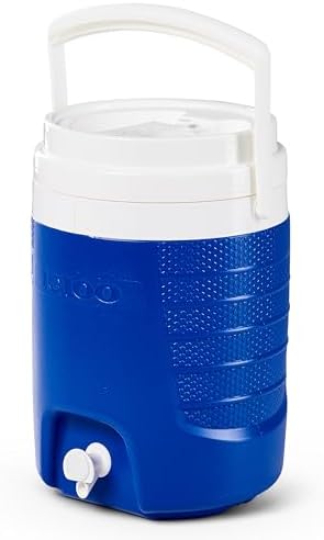 Dispensador de Bebidas Sport 2 Gallon 7,6 L – Enfriador Aislado para Deporte, Camping & Exterior – Depósito Resistente con Grifo, Majestic Blue, fácil de Limpiar