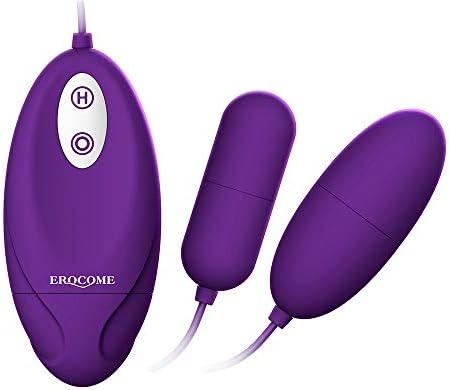 EROCOME LYRA Duo Wired Vibrating Bullet Waterproof for More Possible Powerful Quiet and Long-Lasting Motor(Purple)