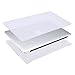 Mosiso Plastic Hard Case with Keyboard Cover with Screen Protector for MacBook Air 13 inch, Light Pure