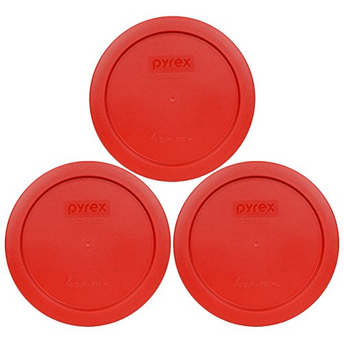 Pyrex 4-Cup Poppy Red Food Storage Lid