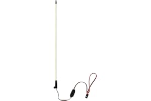 ZRRC LED RC Antenna, Cuttable Flexible RC Antenna Tube with LED Strip Lights for RC Cars & Boats, Easy Plug-and-Play Illuminated RC Glow Antenna for Night Racing & Aesthetics (Neon Green)