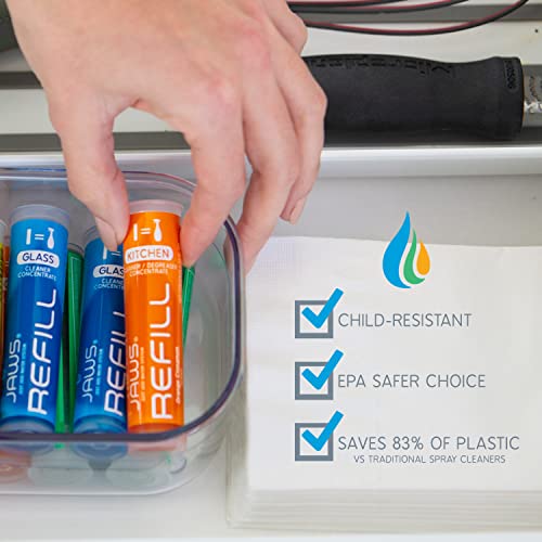 JAWS Glass Cleaner Refill Pods. Box of 24. Refillable Cleaning Supplies