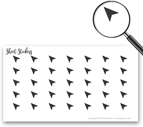 Location Service Location Service Pointer Map, Sticker Sheet 88 Bullet Stickers for Journal Planner Scrapbooks Bujo and Crafts, Item 672204