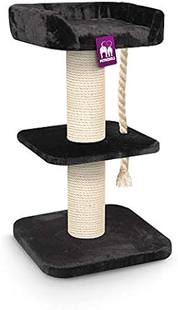 Petrebels Arbre A Chat Maine Coon Rebel 1 Cm Haut Dans Royal Races De Gros Chat Noir Xxl Arbre A Chat Tres Stable Pour De Amazon Fr Animalerie