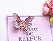 New Style Multi-Color Crystal Rhinestones Butterfly Hair Claw Clip