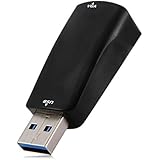 USB 3.0 to VGA Adapter, eBerry USB 3.0 to VGA Multi Monitor External Video Graphic Card Converter Adapter for Windows XP/7/8/10 PC, Laptop, Desktop (Black)