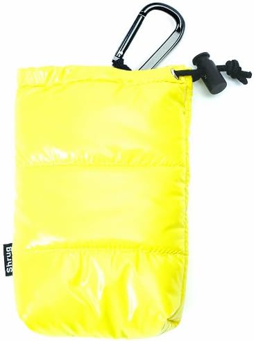 Shrug Design Down Like Smartphone Pouch (Yellow)
