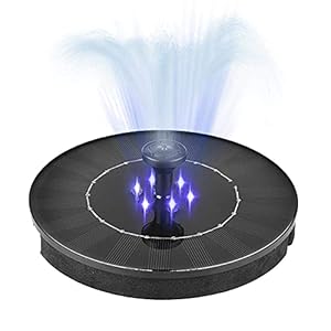 2.4W LED Ground Solar Fonteinpomp Waterdicht Zonnepaneel met Dompelpomp voor Vogelbad Fontein Tuindecoratie