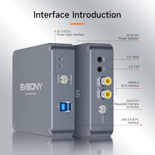 Svbony SV241 telescopio administración Caja de energía para adultos, accesorio para telescopio, USB 3.0 + CC fotografía astronómica adaptador de controlador, para fotografía de cielo profundo