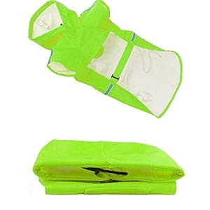 PPING Giacca Impermeabile Cane Cappotto Impermeabile per Cani con Cappuccio Cappottini per Cani di Media Taglia…