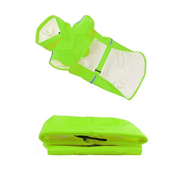 PPING Giacca Impermeabile Cane Cappotto Impermeabile per Cani con Cappuccio Cappottini per Cani di Media Taglia…