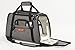 Pawfect Pets Airline Approved Pet Carrier Soft-Sided Cat Carrier and Dog Carrier for Cats and Extra Small Dogs, Fits Underneath Airplane Seat. Comes with Two Fleece Pet Mats. (Slate Grey)