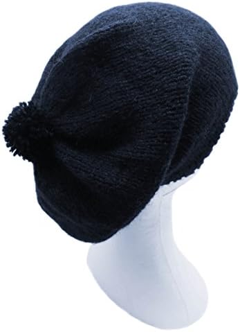 Handmade PURE ALPACA Rasta Hat - Dark French Blue (CUSTOM MADE ORDER)