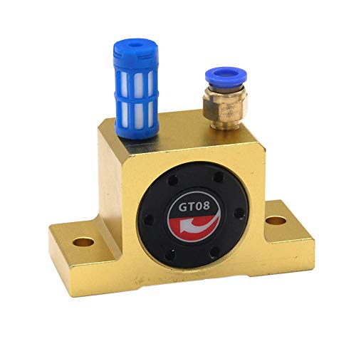Industrial Pneumatic Vibrators,GT08 Silent Golden Industrial Vibrator for Hopper Golden GT-10