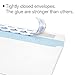 ValBox 200 Count #10 Self-Seal Security Envelopes, Windowless Design, Security Tint Pattern for Secure Mailing Envelopes, 4-1/8x9-1/2 Inches, White, Business Envelopes