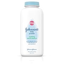 Johnson's Baby Powder With Aloe Vera & Vitamin E For Sensitive Skin, 9 Oz.
