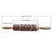 Paisley Engraved Rolling Pin Embossed Rolling Pins for Cookies Crusts Pies Pastry Clay