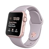 Apple watch series 3 Aluminum case Sport 42mm GPS + Cellular GSM unlocked (Gold Aluminum case with Pink Sport Band (GPS+CELLULAR))