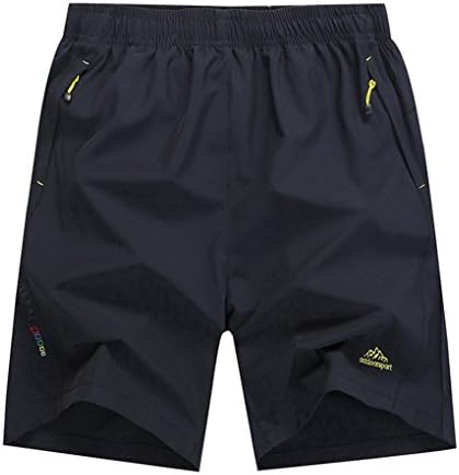 Plus Size 6XL 7XL 8XL Summer Men's Quick Dry Casual Men Beach Breathable Shorts Navy 6XL
