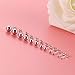 Stainless Steel Stud Earrings, 6 Pairs, Surgical Stainless Steel Black and Silver Color Studs Earrings For Women Mens Sensitive Ears Silver Color