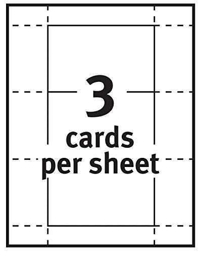 Avery Printable 3" x 5" Cards, 150 Blank Index Cards -- Great for ...