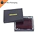 IDEAWIN Bifold RFID Blocking Card Wallet Card Holder ID Window Front Pocket Wallet