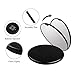 Herwiss Lighted Travel Makeup Mirror, 1x HD 7x Magnifying Folding Hand Held Compact Mirror- Double Sided, Portable, Bright Natural LED Illuminated for Beauty, Cosmetic, Camping and Travel