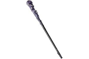 Ximimark 1 pcs Natural Crystal Wand Handmade DIY Wand, Cosplay Halloween Scepter Witch Cane