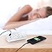 Marathon USB Clock Charger with 2 Charging Ports, 2019 Edition with Universal AC Adapter - Backup Batteries Included - CL030055WH (White Case with White LED Digits)