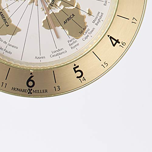 image for Howard Miller 645-603 World Time Arch Table Clock by, See Photo Image
