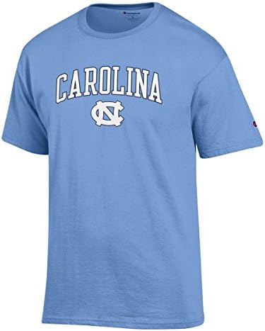 North Carolina Tar Heels Wordmark And Logo T-Shirt (Blue)