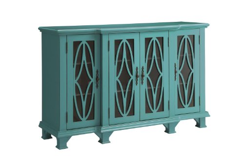 Coaster Accent Cabinet-Teal Blue