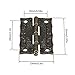 GTHER 4PCS 35x23mm Antique Mini Retro Hinges with Screws for Wooden Box Gift Wine Jewelry Box Chest Case, Bronze