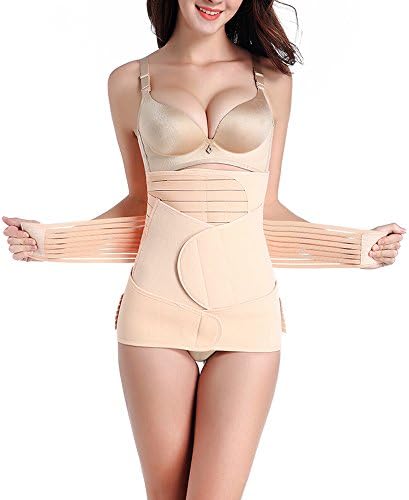 FOMANSH 3 In 1 Postpartum Support Recovery Corset Belt Wrap Belly Waist/pelvis Body Postnatal Shapewear