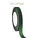 Koogel Floral Tapes ,6 Roll Green Floral Tape Stem Wrap Tape for Bouquet Stem Wrap 1/2