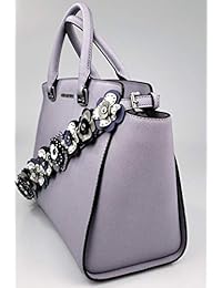 Michael Kors Selma Saffiano - Bolso bandolera de piel con cremallera