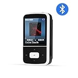 AGPTEK G05W 8GB Bluetooth MP3 Player, Clip Lossless Music Player with FM Radio, Supports Up to 64GB, Black