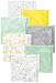 Simple Joys by Carter's Baby Unisex 7-Pack Flannel Receiving Blankets, Grey/White/Mint, One Size primary