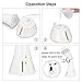 FAMIROSA Steamer Iron for Clothes Handheld - 320ml Water Tank Portable Travel Size Garment Steamer Iron, Clothing Fabric Steamers with Anti-Leakage Design for Kinds of Fabrics