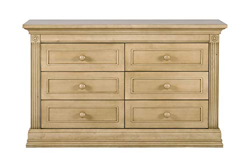 Amazon Com Montana Collection Natural Hardwood 6 Drawer Dresser