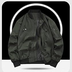 Jackets for Men Trendy Full-Zip Multiple Pockets