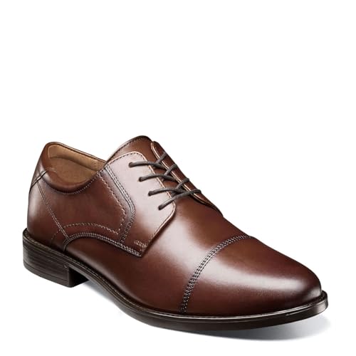 Florsheim Men's Medfield Cap Toe Oxford Shoe, Cognac, 16 Medium US