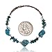 $100Tag Natural Turquoise Certified Navajo Native Adjustable Wrap Bracelet 12867 Made by Loma Siiva