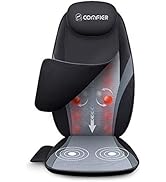 Comfier Back Massager with Heat,Shiatsu Massage Chair Pad,Deep Kneading Full Back Massage Cushion...
