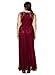 Esprlia Women's Plus Size Lace Sleeveless Evening Party Formal Maxi Dress - 3X Plus - Wine